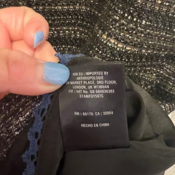 MOULINETTE SOEURS Anthropologie Metallic Tweed Dress - Picture 5 of 7